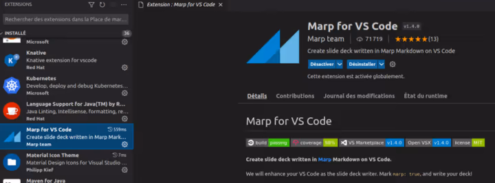 Marp for VS Code extension